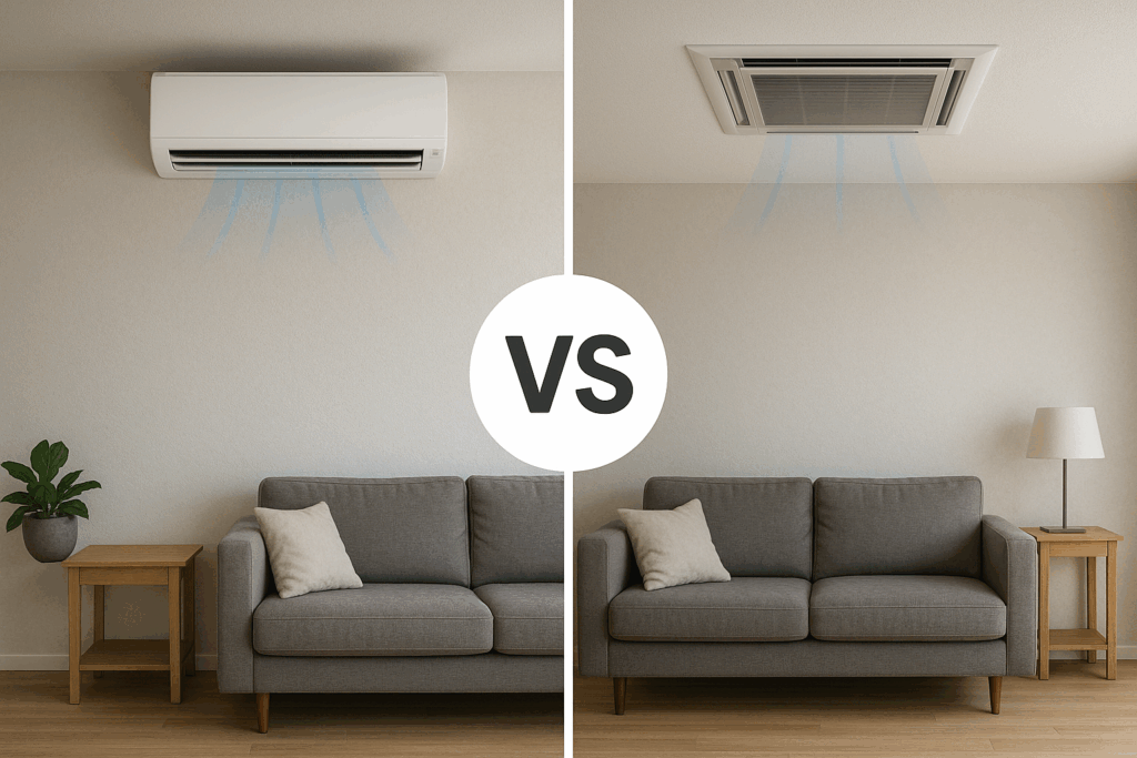How to Choose Between Split and Ducted Air Conditioning Systems